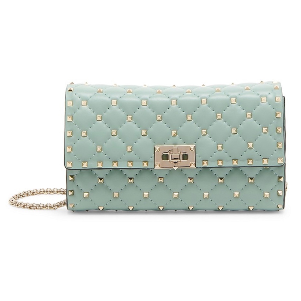 Valentino Garavani Rockstud Spike Quilted Crossbody Clutch